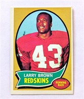 1970 Topps Larry Brown Football Rookie Card RC #24