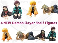 4 Demon Slayer Figures Tanjiro Nezuko Inosuke etc