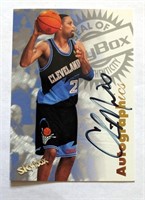 1997 Skybox Chris Mills Signed Auto Card