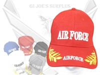 5 New Air Force USAF Ball Cap Adjustable Military