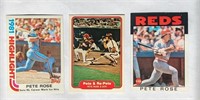 Pete Rose - Father Son 86 Topps 82 Topps in Action