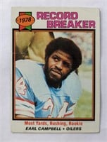 1979 Topps Earl Campbell Record Breaker Card 331