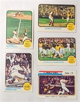 1972-73 Playoffs & World Series Topps Cards