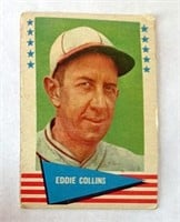 1961 Fleer Eddie Collins Baseball Greats Card #16