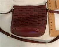 Etienne Aigner leather shoulder purse
