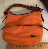 Orange Dooney and Bourke purse