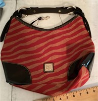 Striped Dooney & Bourke purse