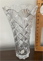 Mikasa lead crystal Czech vase