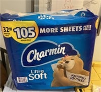 32-roll pack of Charmin toilet tissue