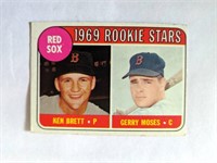 1969 Topps Red Sox Rookie Stars Ken Brett & Moses