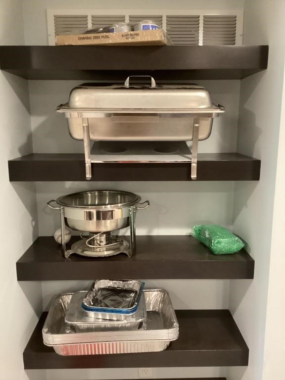 Chafing dishes and sterno-type fuel