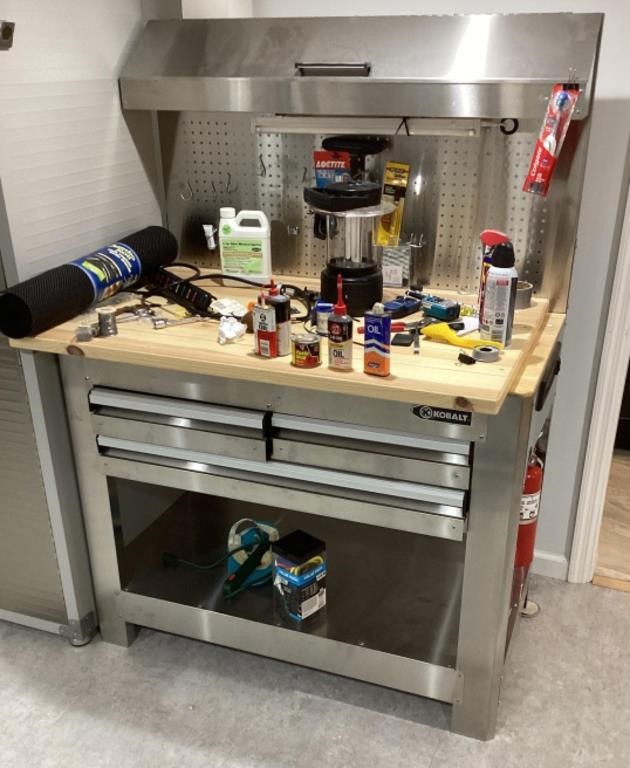Kobalt workbench and contents