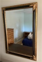 30" x 42” wall mirror in ornate frame