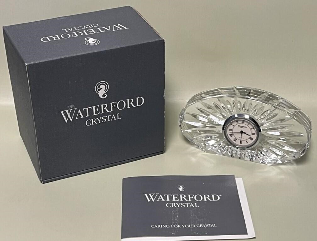 J - WATERFORD CRYSTAL CLOCK (J53)