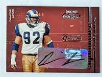 2002 Sophomore Contenders Damione Lewis Auto #d