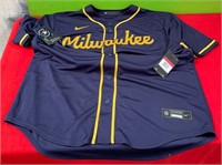 N - SIGNED YELICH #22 JERSEY (P66)