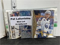25 Pat Lafontaine hockey cards