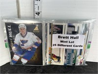 25 Brett Hull hockey cards
