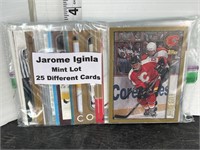 25 Jarome Iginla hockey cards
