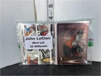 25 John Leclair hockey cards