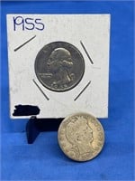 Lot of Misc Silver Quarters (2)