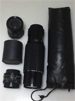 Canon FD Camera Lenses 50mm 1.8, 35-70mm &