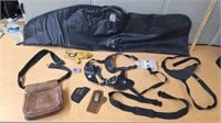 COMPOUND BOW CASE,HOLSTER STRAPS,GUN HOLSTERS,ETC.