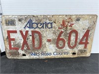 Licence plate - Alberta