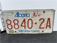 Licence plate - Alberta