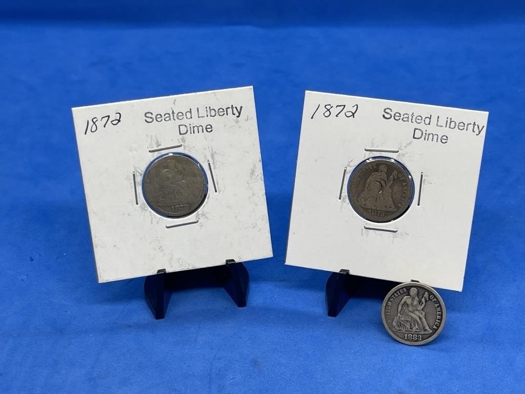Lot of Misc Seated Liberty Dimes (3)