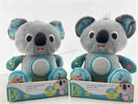 2 musical interactive learning plush dolls.