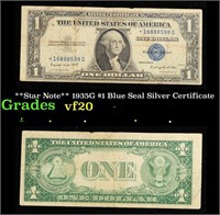**Star Note** 1935G $1 Blue Seal Silver Certificat