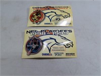 (2) Elway & Davis Broncos Collector's Pins