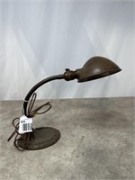 Vintage goose neck desk lamp