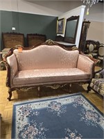SALMON COLOR COUCH