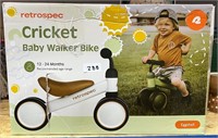 Retrospect Cricket Baby Walker Bike, 12-24mos
