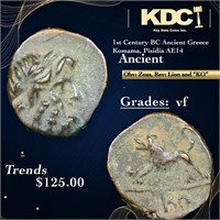 1st Century BC Ancient Greece Komama, Pisidia AE14