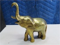 7" Brass ELEPHANT FIgurine