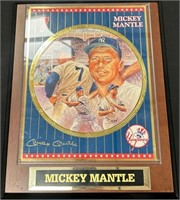 307 - MICKEY MANTLE PLAQUE (J48)