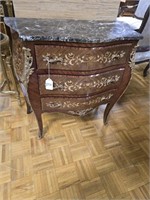 BOMBAY CHEST W/ MARBLE TOP