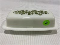 PYREX SPRING BLOSSOM COVERED BUTTER DISH