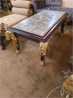 COCKTAIL TABLE W/ MARBLE TOP