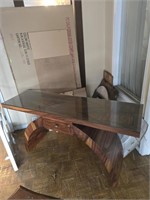 CONSOLE GLASS  TOP TABLE