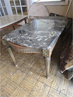 COCKTAIL TABLE W/ MARBLE TOP