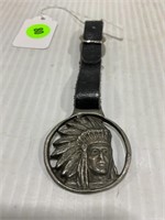 101 RANCH INDIAN CHIEF WATCH FOB