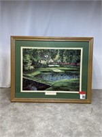 Bobby Sikes signed and numbered Augusta National
