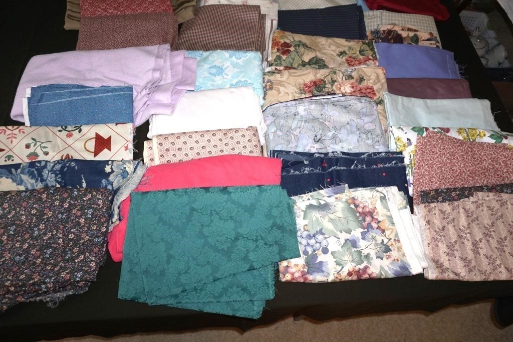 box lot of new fabric