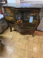 BOMBAY CHEST W/MARBLE TOP