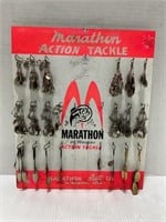 MARATHON ACTION TACKLE STORE DISPLAY WITH TACKLE