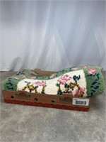 Shillcraft readicut floral rug and giraffe rug